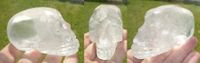 Bergkristall Kristallschädel aktiviert 190 g