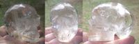 Bergkristall Kristallschädel energetisiert 222 g