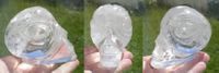 Bergkristall Kristallschädel energetisiert 365 g