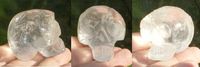 Bergkristall Kristallschädel energetisiert klein 65 g