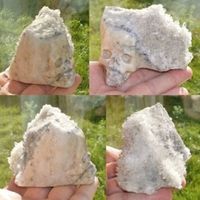 Bergkristall Spitzen Kristallschädel 315 g