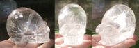 lemurischer Bergkristallschädel Bergkristall Kristallschädel klein 320 g