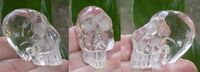 lemurischer Bergkristallschädel klein klar 30 g