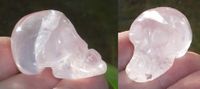Rosenquarz Rosaquarz Kristallschädel energetisiert klein 18 g