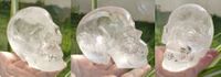 Bergkristall Kristallschädel 510 g, energetisiert