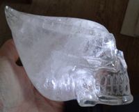 großer Bergkristall Kristallschädel 1,33 kg