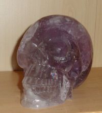großer Amethyst Kristallschädel 2,4 kg