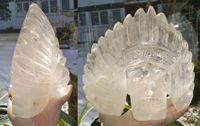 Bergkristall Kristallschädel Indianer Häuptling 3,8 kg aktiviert