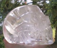 Bergkristallschädel großer Brasilien klar 3,14 kg