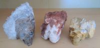 Kristallschädel mit Bergkristallspitzen